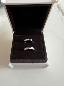 I Do IDO系列 钻石对戒 几何设计男女同款戒指钻石婚戒