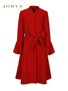 卓雅红色羊毛大衣，专柜购买，99新，闲置转让