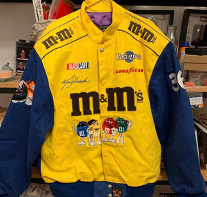 古着M豆赛车服 机车服nascar M&M vintage