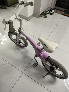 健儿儿童自行车，双碟刹，可伸缩，带辅助轮，挡泥板，14寸，公