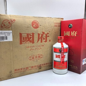 2013年习酒国府嘉宾级52度浓香型白酒500ml*6瓶整箱含礼袋纯粮酒