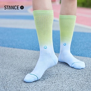 STANCE TIE-DYED系列扎染渐变休闲中筒袜子男女棉