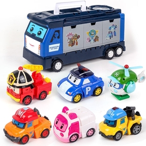 【低价清仓】全新未拆封变形玩具珀利警车POLI变形机器人罗伊