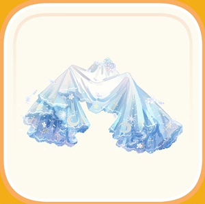 奥比岛魔力时装 星之庭苑玻璃提纱