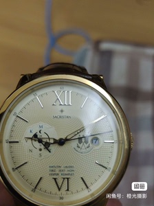 坤格德国小众手表男 机械表全自动皮带镂空手表防水休闲商务腕表