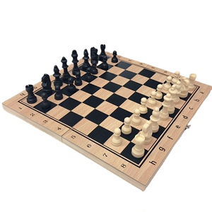 全新大号实木三合一国际象棋跳棋双陆棋39CM，特价大特价25