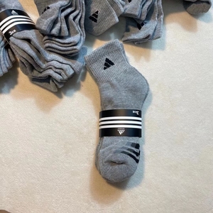 全新正品阿迪达斯男士运动袜子毛巾底加厚减震耐磨透气短中筒袜防