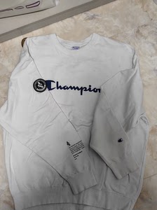 Champion×izzue 白色oversize卫衣 不加