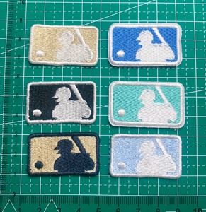 MLB刺绣布贴3元6个，不带背胶需车缝，3.6×2.2厘米，