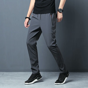 【比克牛崽】男士休闲长裤子新款春款百搭，深灰色，尺码 xl