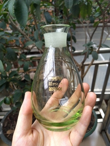 日本 萩城硝子工房 宝石绿 祖母绿 酒壶