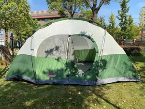 coleman科勒曼红峡谷夏日帐篷，可容纳6-8人，三季帐