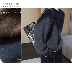 PKH.HK新品大爱 抵一件小棉服 厚实暖绒浣熊毛时髦毛衣