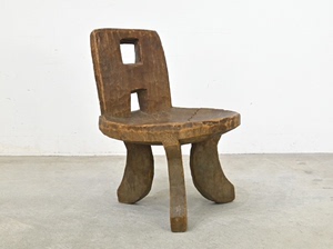 非洲埃塞俄比亚吉马整挖椅民艺美学雕塑椅