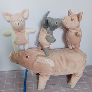 宜家小猪玩偶宜家小猪毛绒宜家粉色小猪毛绒玩具玩偶公仔，大猪3