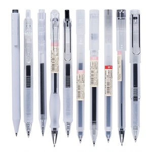全新成田良品中性笔套装，送透明笔盒。之前买的，笔太多用不过来