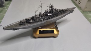 拼酷俾斯麦号军事军舰创意礼品摆件3D立体金属模型拼图益智解压