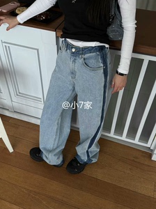 刚收到货的裤子，韩国正品小七家的全新的一次都没穿，由于代购不