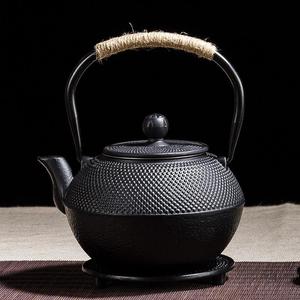 围炉煮茶壶泡茶壶铸铁壶小丁茶具套装室内烧水日式生铁壶功夫茶具