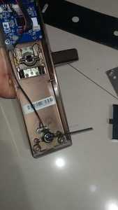 雅洁五金指纹锁配件，指纹头主板电路板内置电池和电源，电子锁体