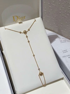 迪奥Dior罗盘戒指一体链，全套有票， 原价38700，99