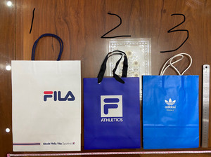 Fila斐乐正品专柜购物袋包装袋手提袋环保袋 阿里巴巴找货神器
