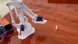 四自由度机械臂 DIY机器人 拼装 机械手