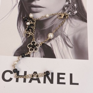 Chanel香奈儿珍珠花朵双层手链 闲置品