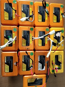 超威48伏10/12/20/24安时电动车锂电池刚检测检修完