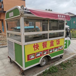 快餐车电动三轮车，可以摆摊卖小吃，卖快餐都可以，有雨棚，可以