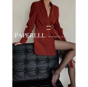 PAPERLLL蕃茄红高级感小众西装外套