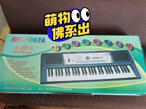 美科61键教学型电子琴，有谱架，有话筒，适合刚入门学琴的成人
