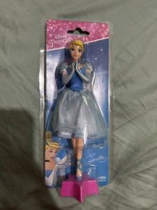 上海迪士尼乐园灰姑娘3D人物圆珠笔，全新乐园正品，原价59元