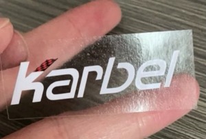 Karbel卡布尔贴纸Karbel卡布尔贴纸耐高温防水贴纸可