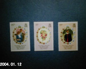 外国人物邮票 查尔斯 戴安娜与诺福克王子