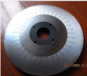 圆盘移印机钢板定做 制作 商标网版制作 圆板日期模板