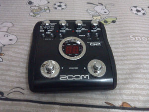 二手 ZOOM G2 效果器 带鼓机 带电源