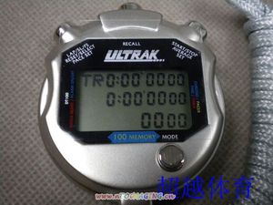 正品精工奥赛克ultrak秒表 计时器DT100 三排100道金属比赛秒表