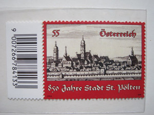 2009年奥地利圣博尔坦建城850周年邮票（1全）