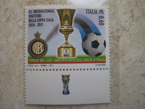 2011年意大利意大利杯-国际米兰邮票（1全）