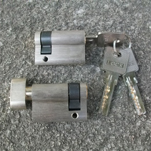 单边锁芯 单面通互开 管道锁芯 隐形锁芯 储藏室 短锁芯 半截锁芯