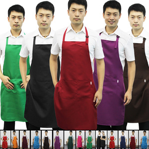 餐厅家居情侣男款围裙韩版时尚厨房清洁防污工作服围腰满百包邮