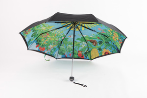 日本动漫宫崎骏龙猫晴雨伞黑胶双层创意防晒折叠遮阳伞太阳伞包邮