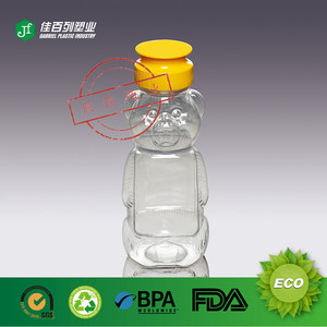 佳佳 塑料瓶蜂蜜瓶蜜蜂瓶 挤压盖食品包装瓶 小熊硅胶阀 G-41