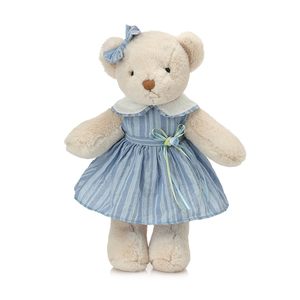 包邮正版毛绒玩具泰迪熊公仔可爱裙装小熊布娃娃生日礼物 女孩