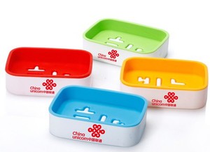 韩文字母创意卡通方形香皂盒双层肥皂盒时尚爱心形皂盘皂碟可印字