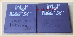 intel i386 A80386DX-33 IV SX544  CPU收藏 实拍图