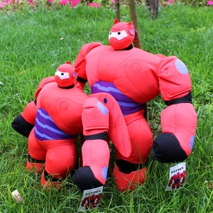 超能陆战队白胖子红胖子儿童毛绒玩具红大白公仔玩偶 创意玩具