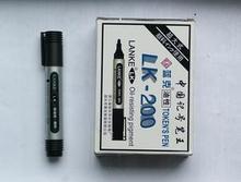 蓝克记号笔 LK-200 单头 油性记号笔 快递号字笔 粗头记号笔
