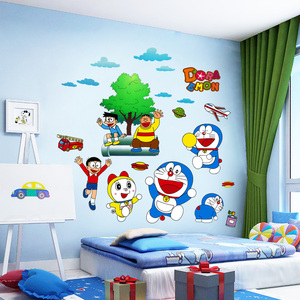 可爱卡通墙贴儿童卧室墙壁贴画宝宝婴儿女孩房间装饰墙上贴纸墙画